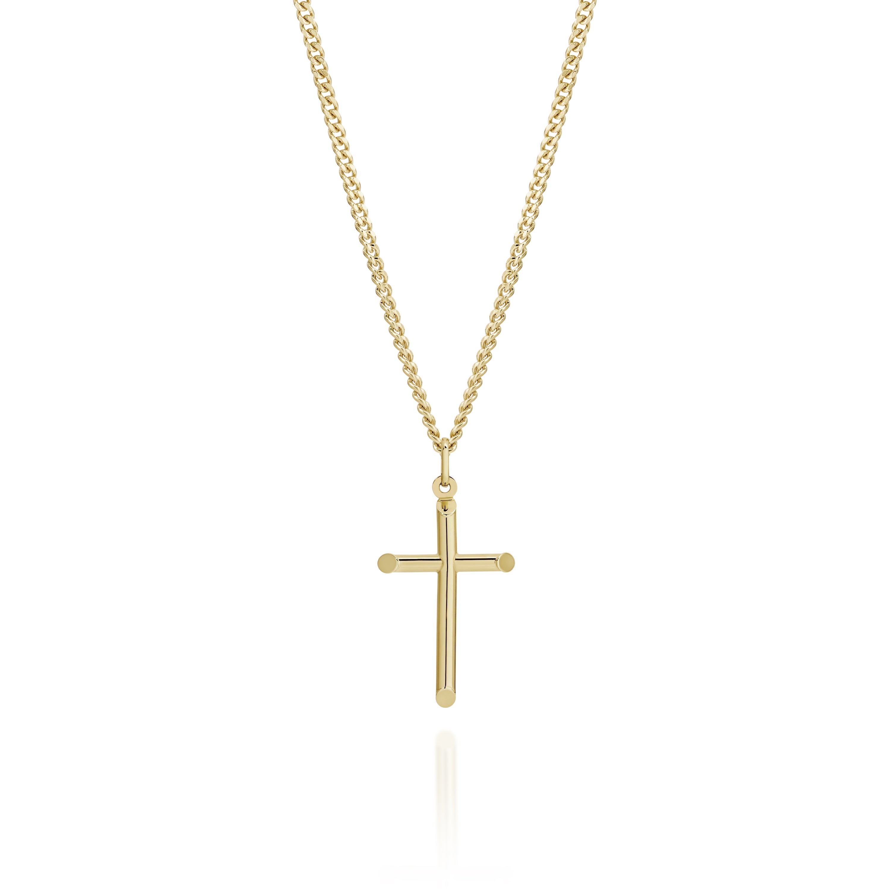 9ct gold cross pendant