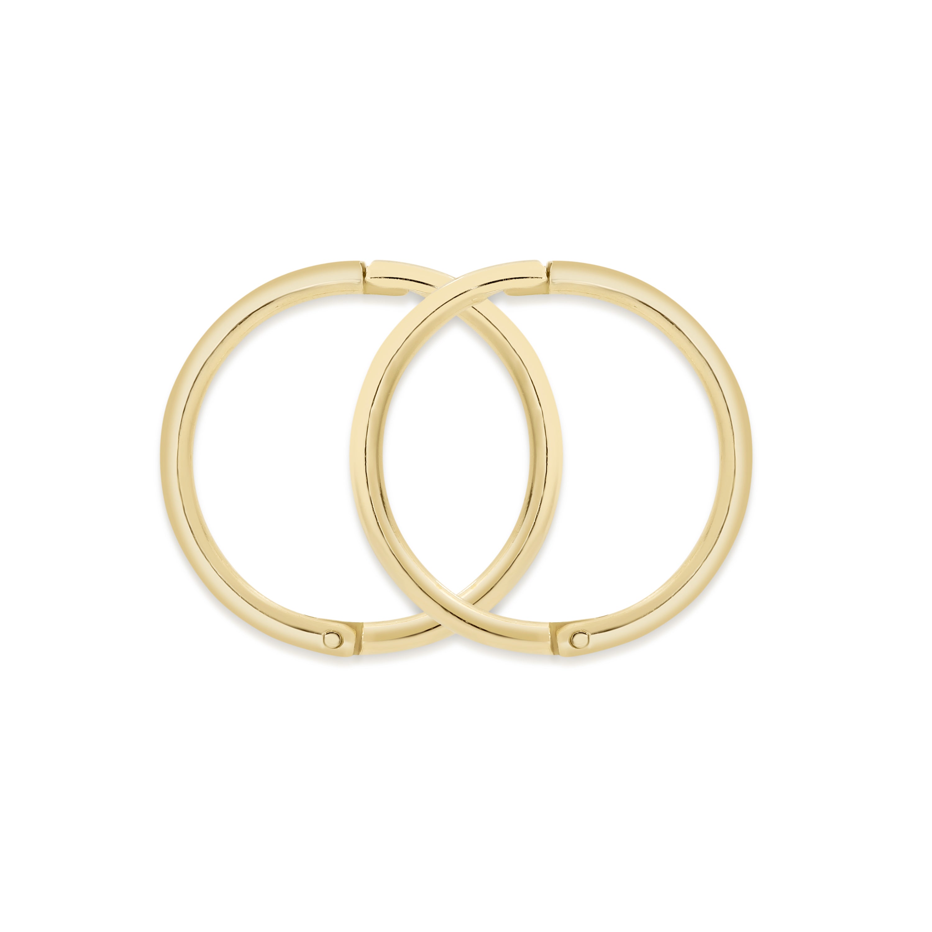 9ct gold small plain gold sleepers