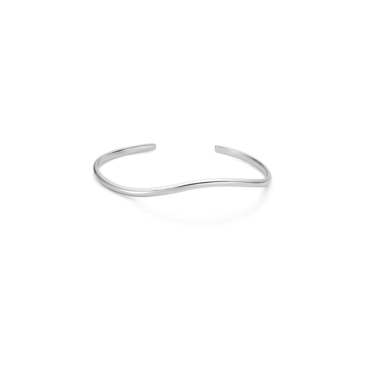Ania Haie Silver Wave Cuff Bracelet
