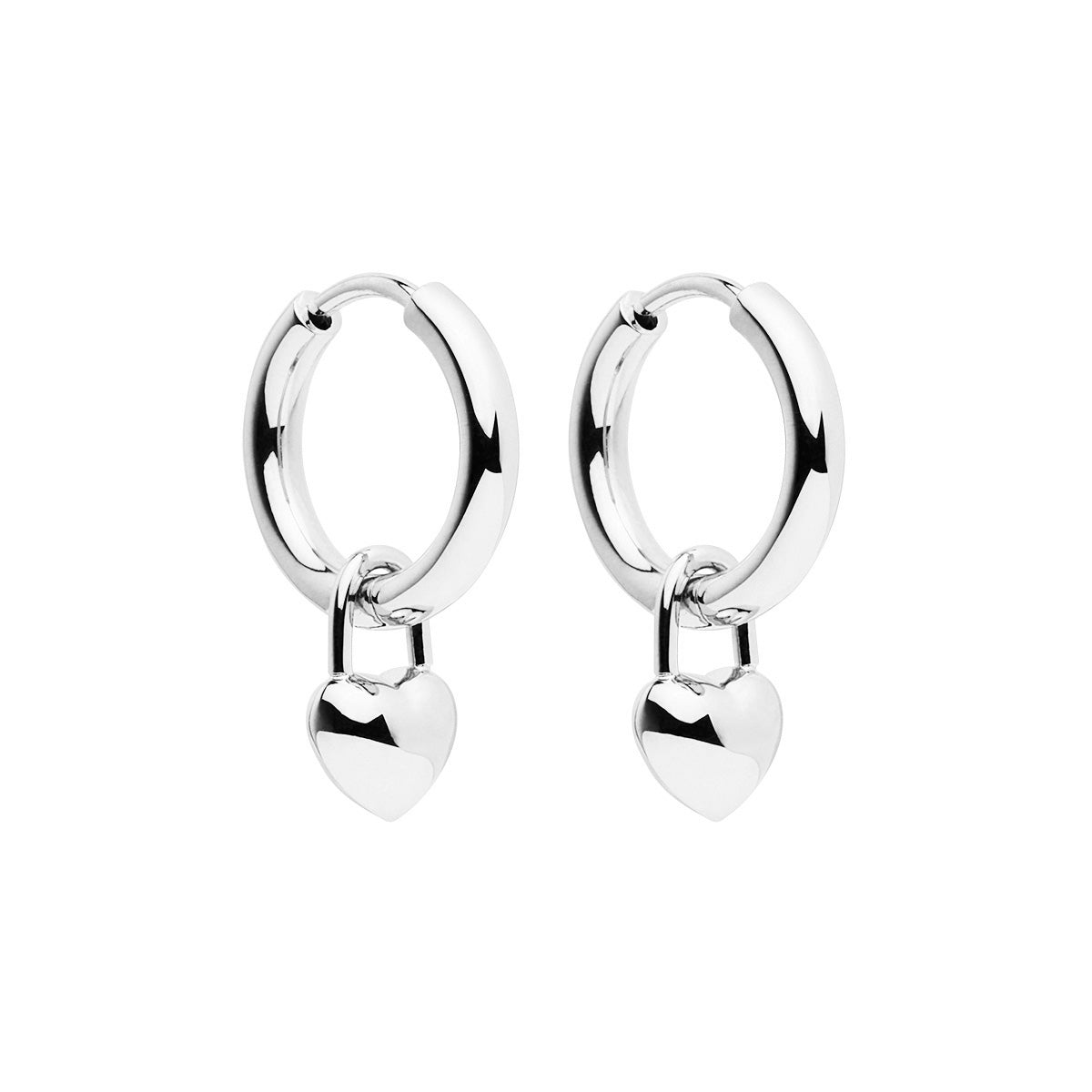 NAJO Amore Silver Hoop Earrings
