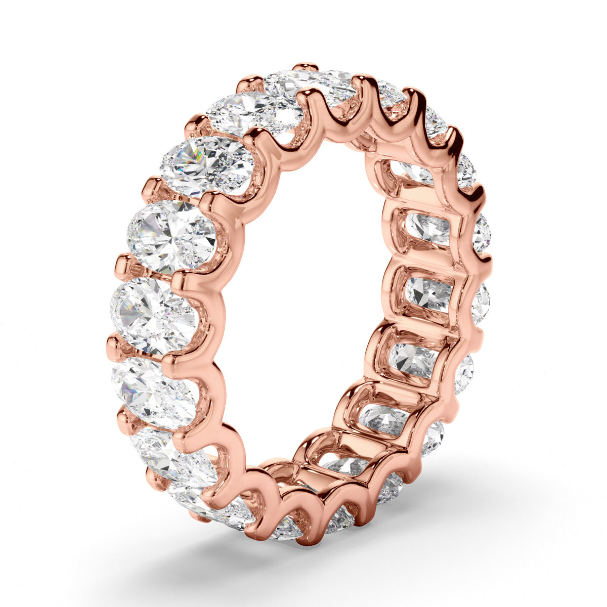 Oval Cut Diamond Eternity Ring