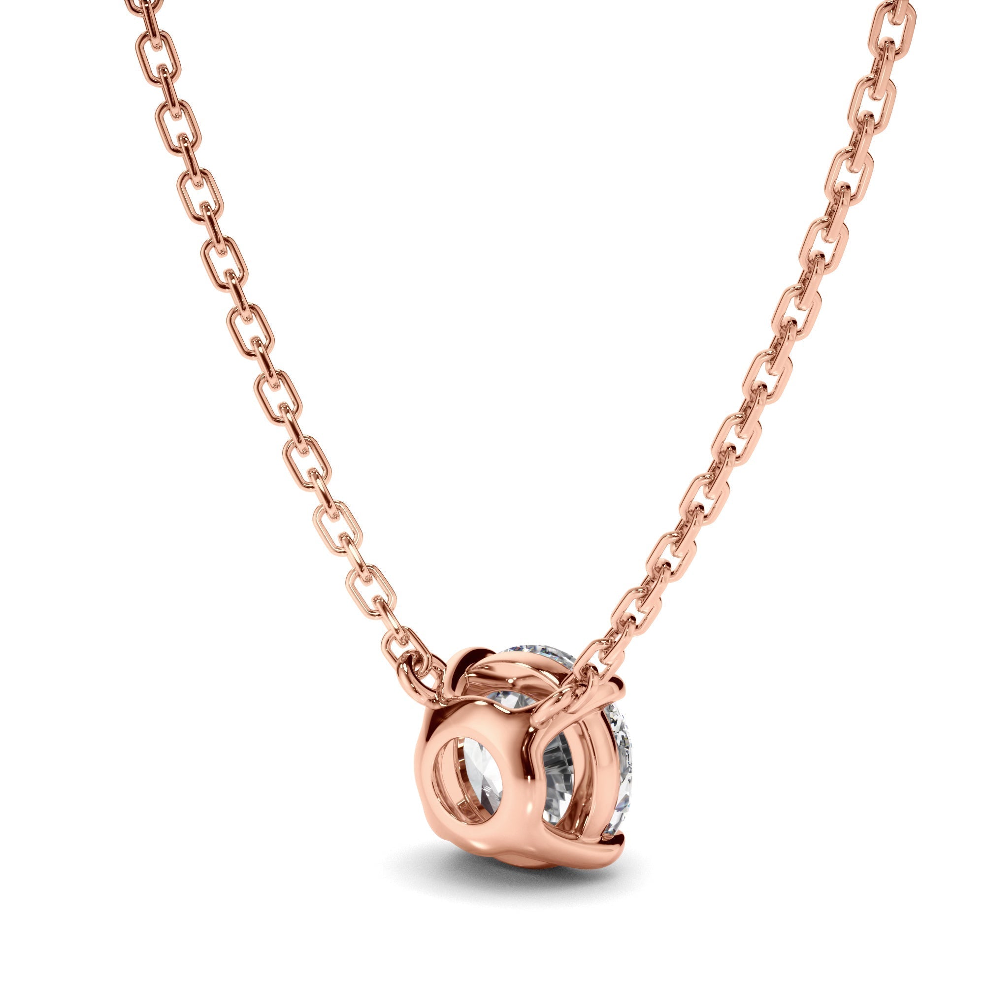 Round Brilliant Cut Diamond Necklet