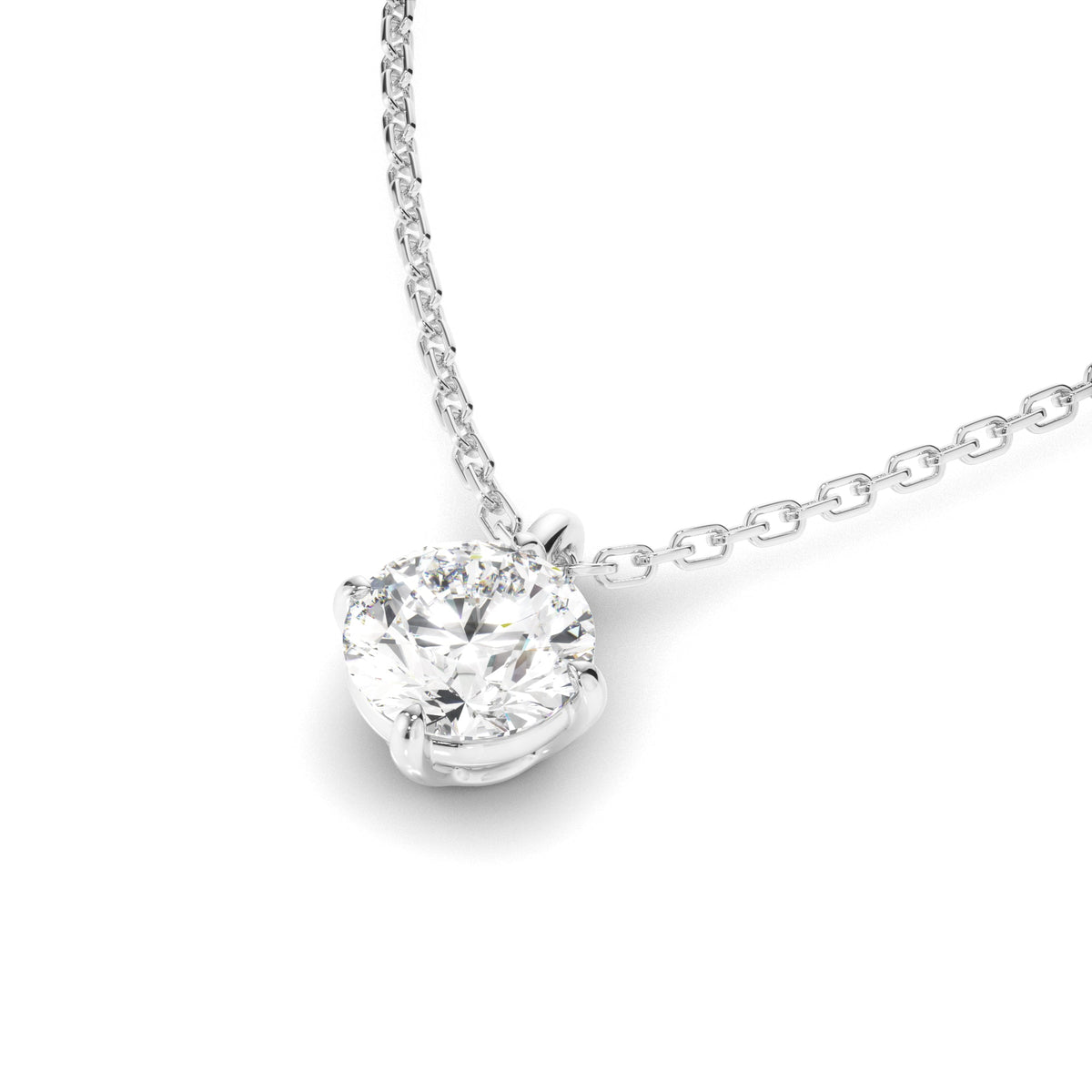 Round Brilliant Cut Diamond Pendant