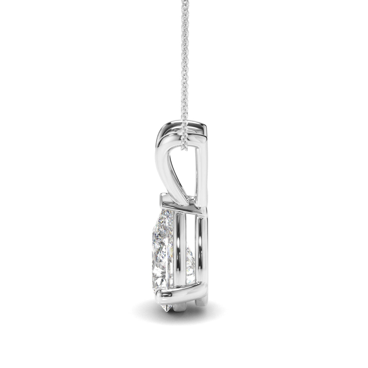 Pear Cut Diamond Pendant