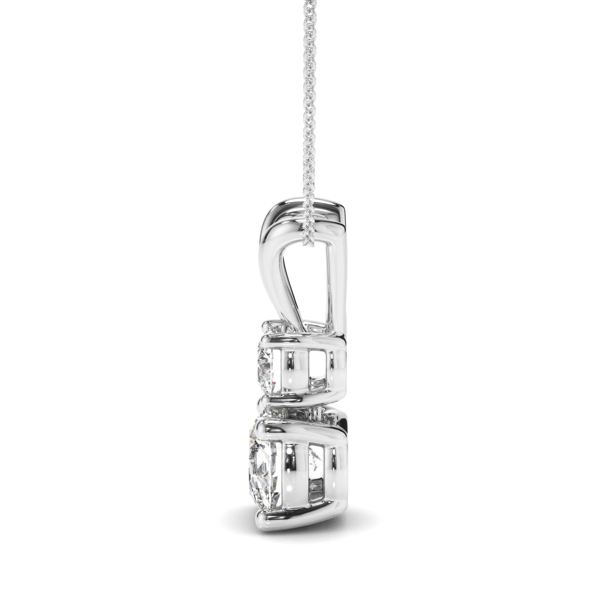 Round Brilliant Cut Diamond Pendant
