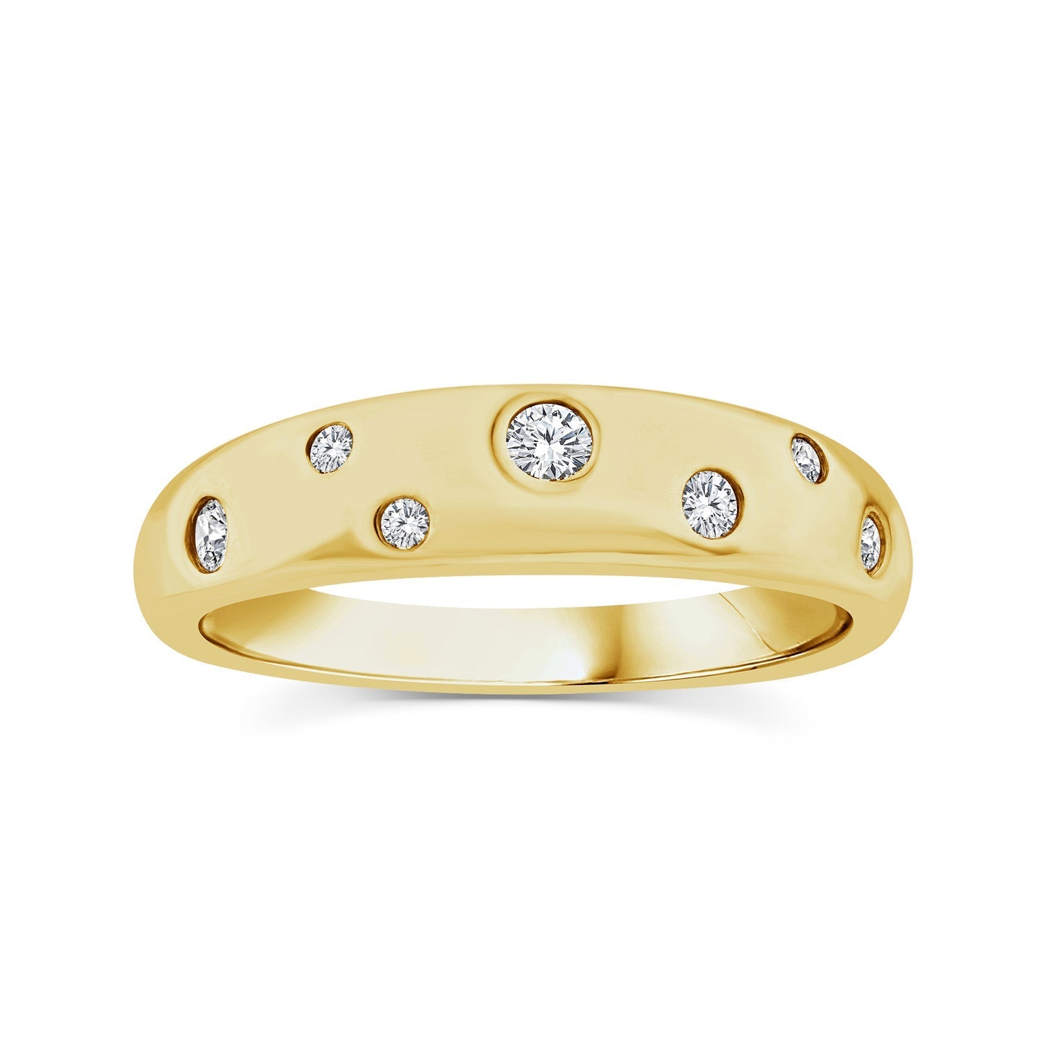 22ct Gold Vermeil 0.15ct Lab Grown Diamond Ring