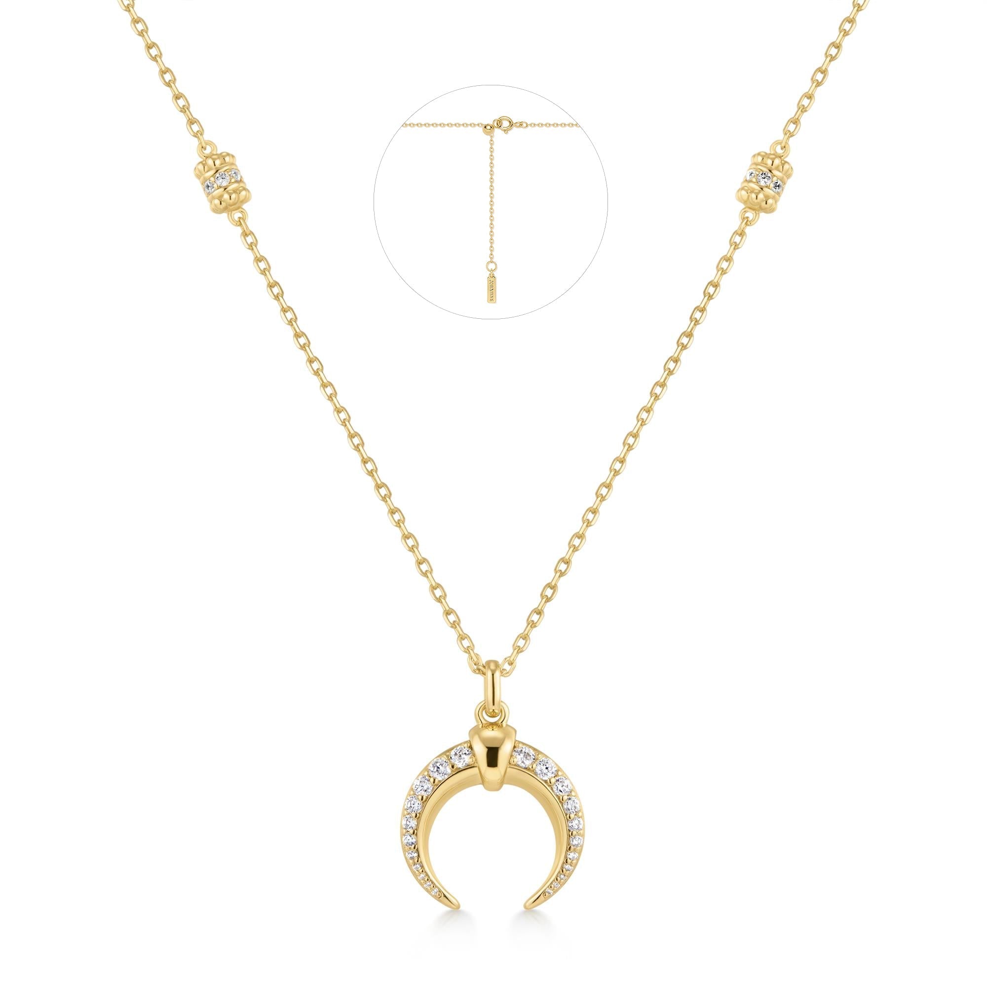 Ania Haie Gold Reversible Horn Necklace