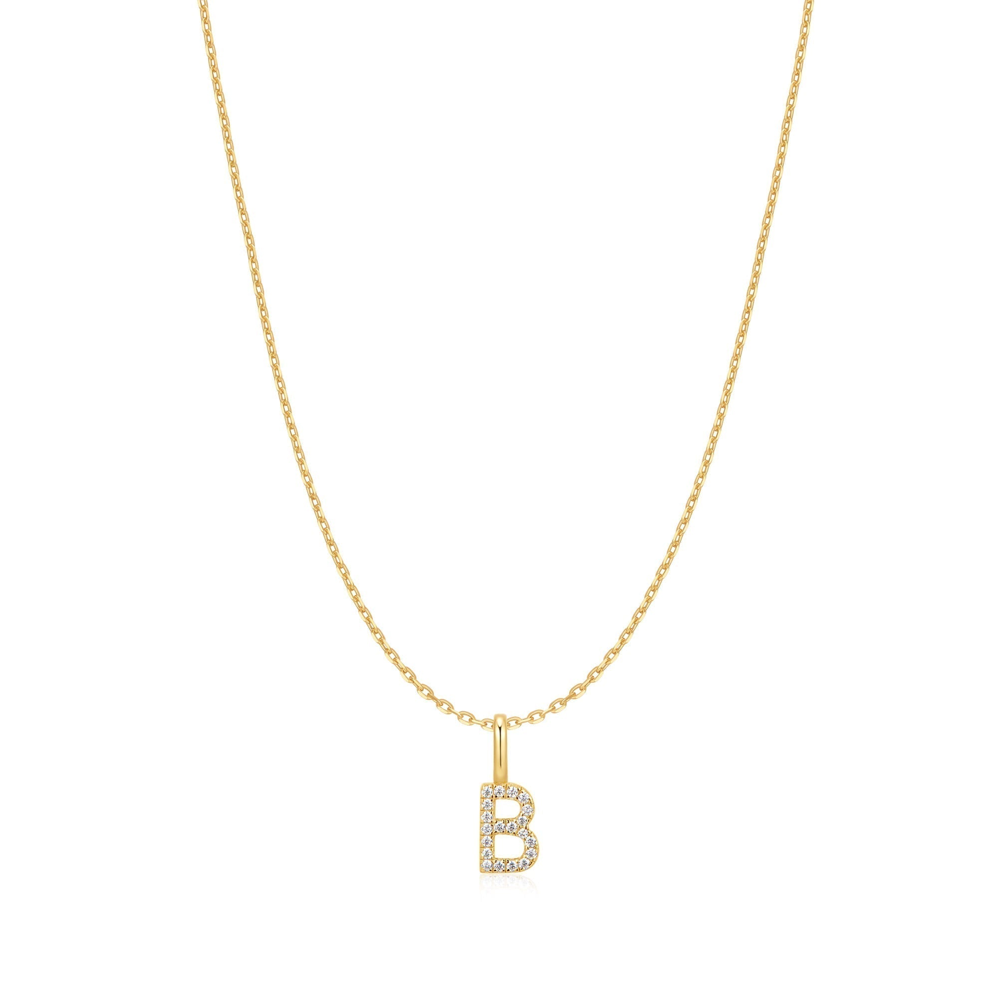 Ania Haie Gold Letter B Initial Necklace
