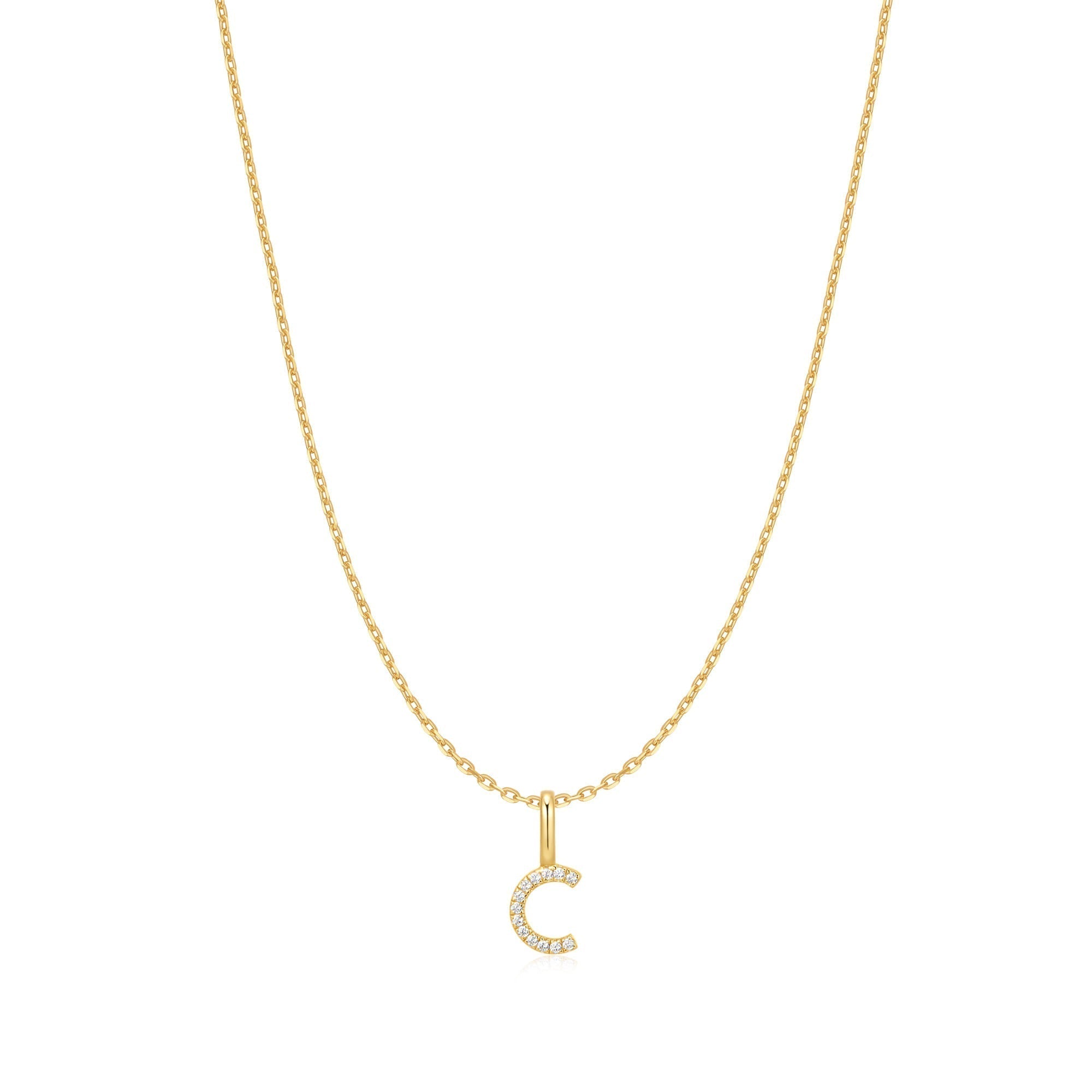 Ania Haie Gold Letter C Initial Necklace
