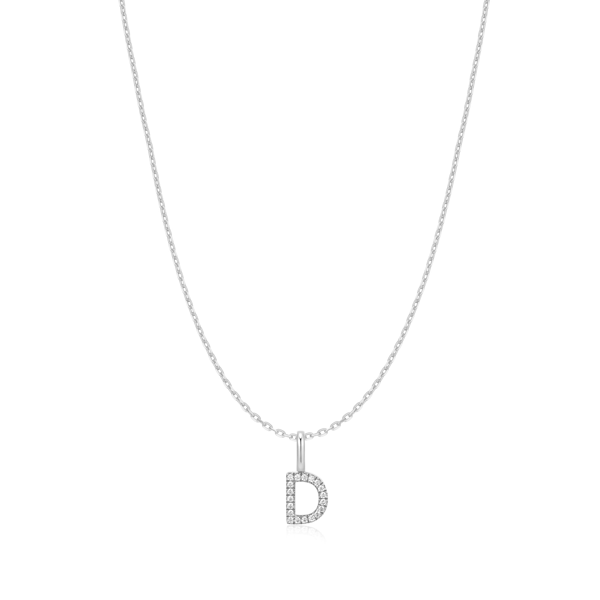 Ania Haie Silver Letter D Initial Necklace