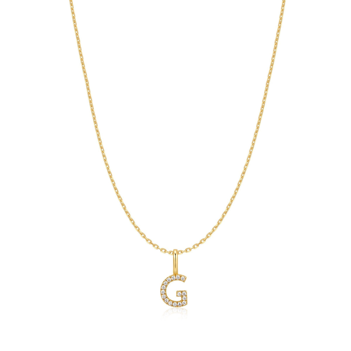 Ania Haie Gold Letter G Initial Necklace