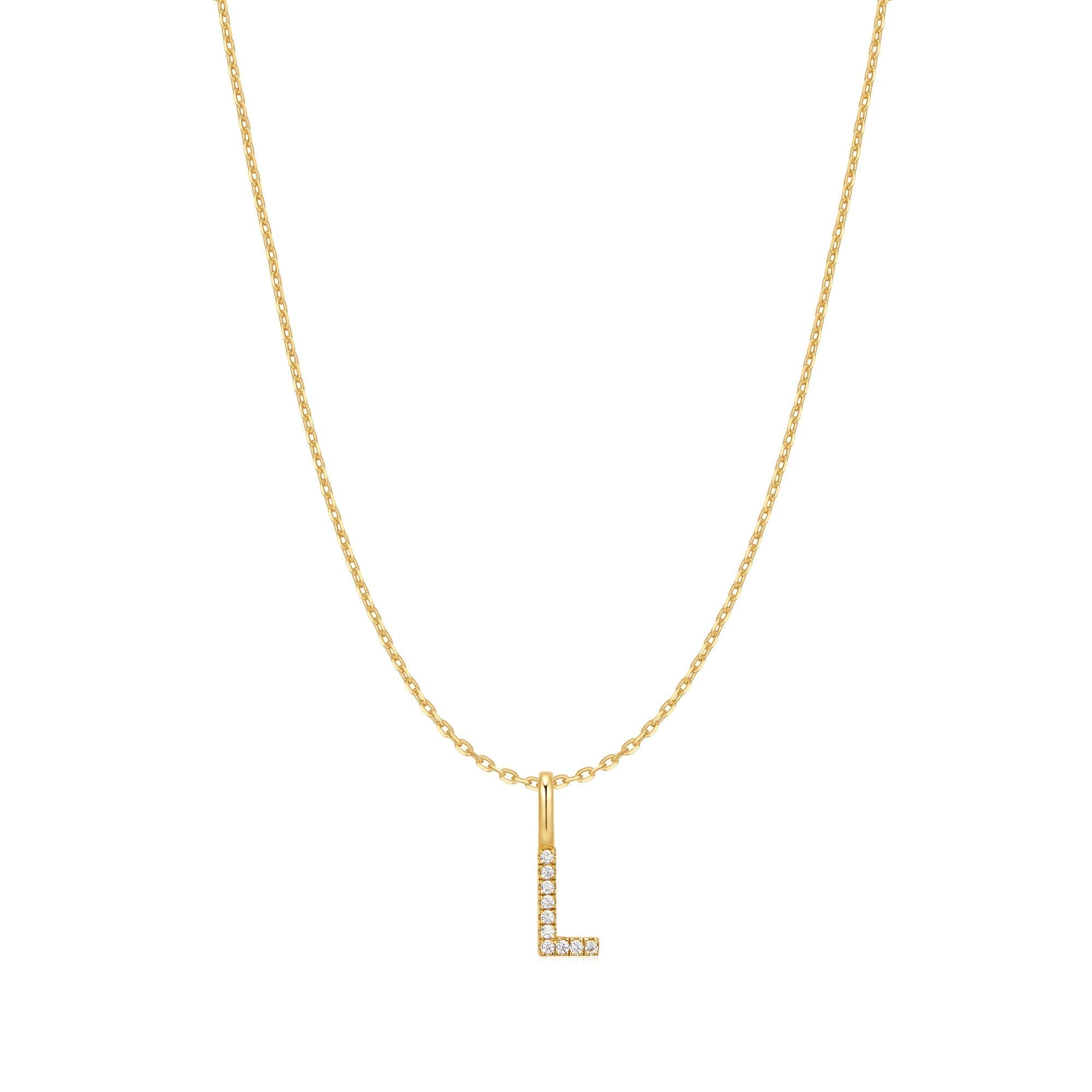 Ania Haie Gold Letter L Initial Necklace
