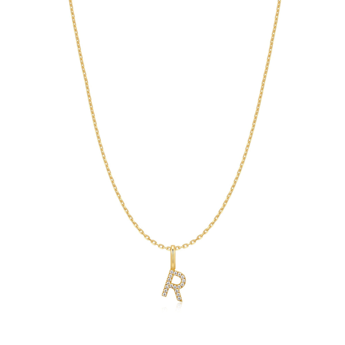 Ania Haie Gold Letter R Initial Necklace