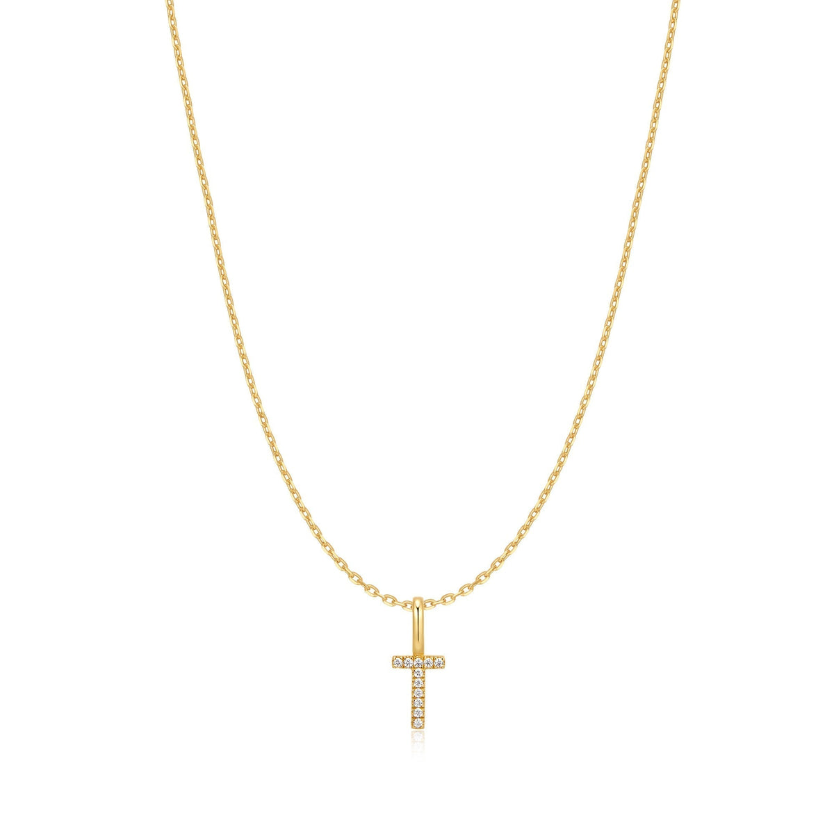 Ania Haie Gold Letter T Initial Necklace