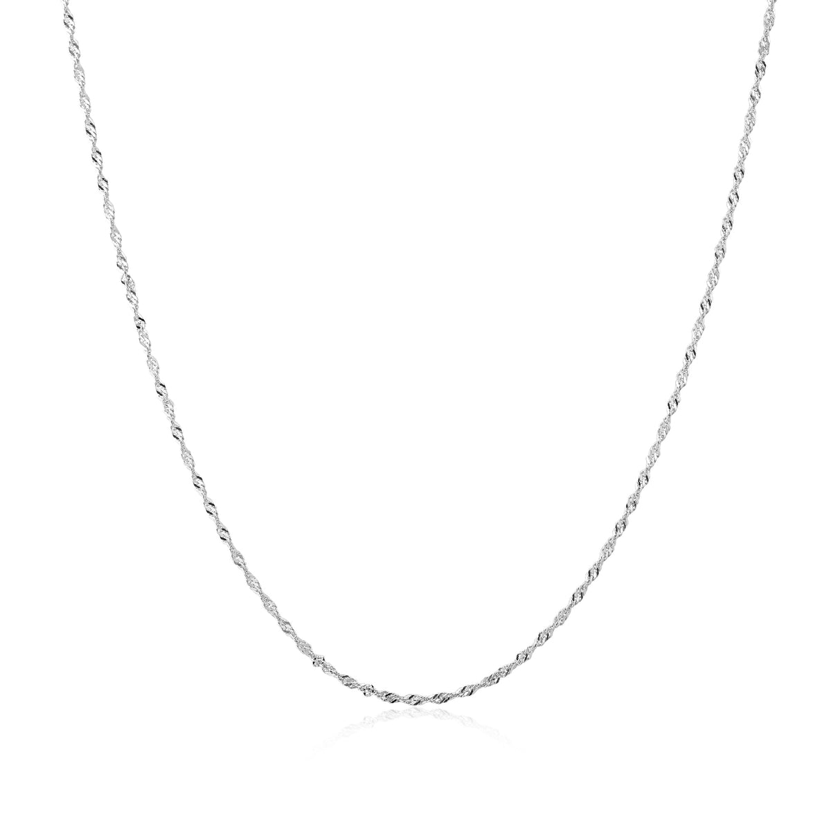 Ania Haie Silver Twisted Chain Necklace