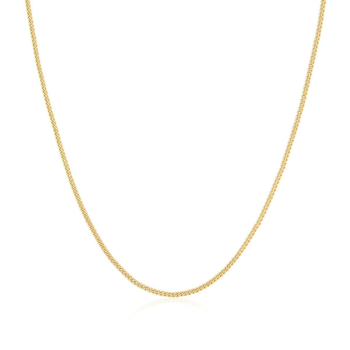 Ania Haie Gold Slim Curb Link Chain Necklace