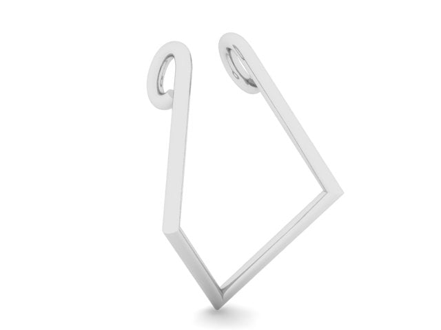 Sterling Silver Ring Holder Pendant