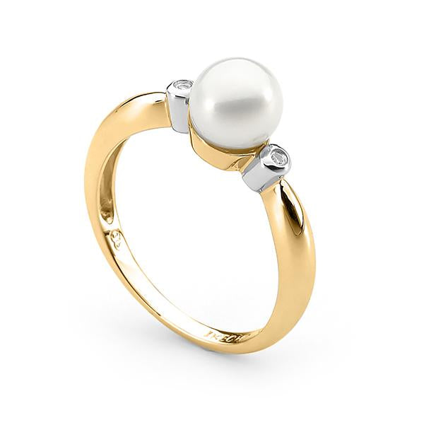9ct Yellow Gold Charlotte Freshwater Pearl Ring