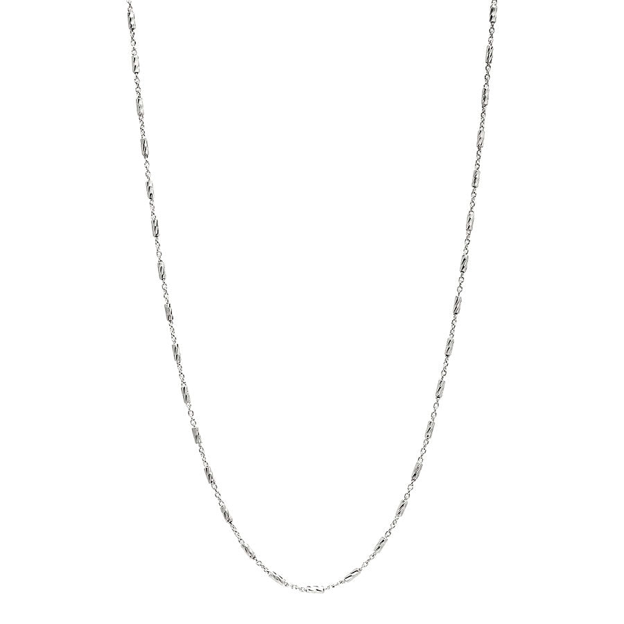 NAJO Equilibrium Silver Chain Necklace (45cm+ext)