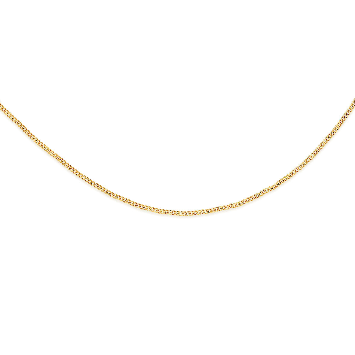9ct gold curb chain