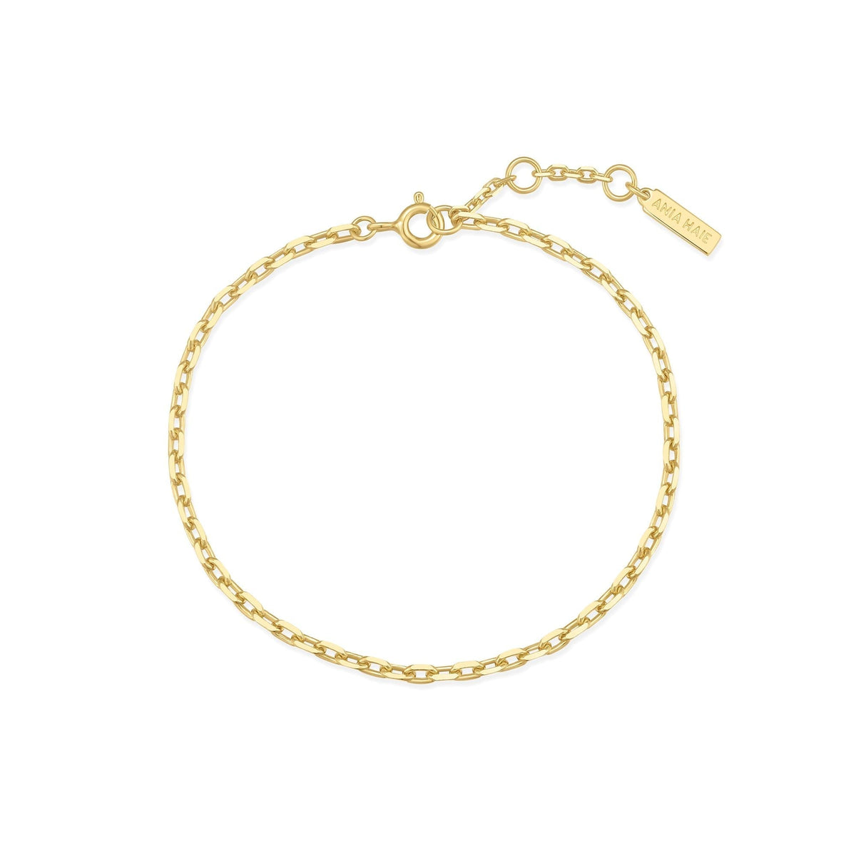 Ania Haie Gold Paper Clip Chain Bracelet