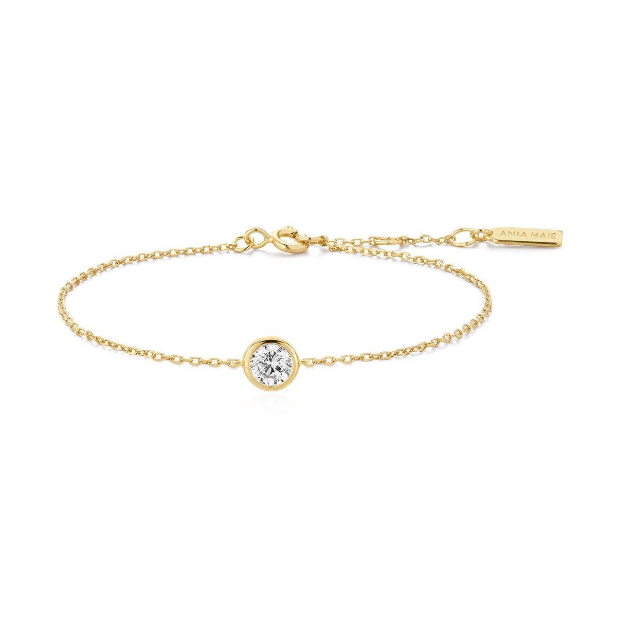 Ania Haie Gold Solitaire Bracelet