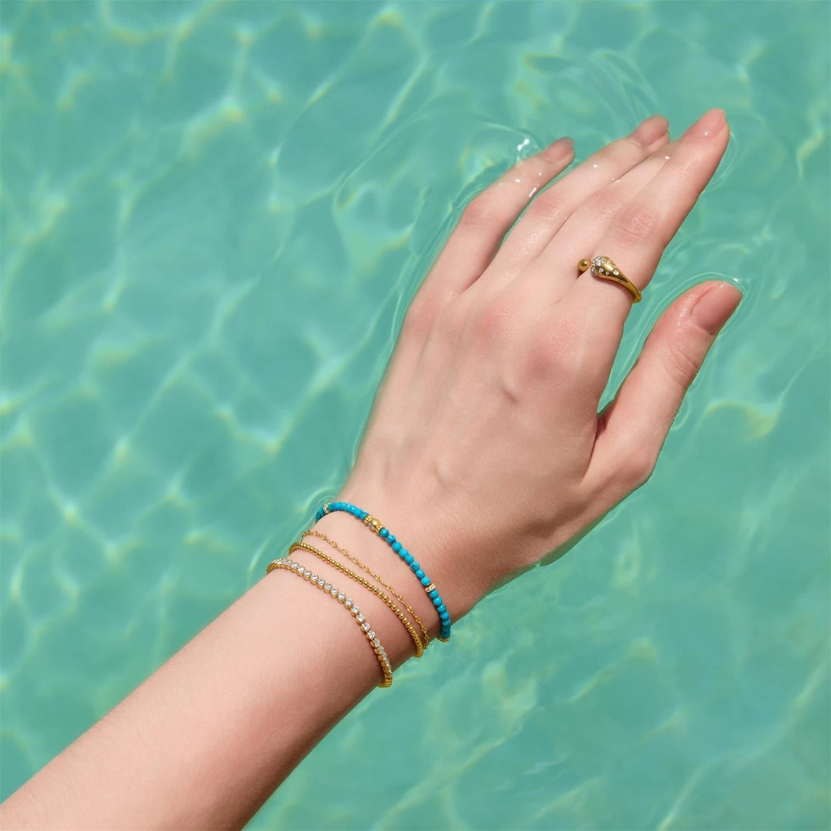 Ania Haie Silver Textured Chain Bracelet