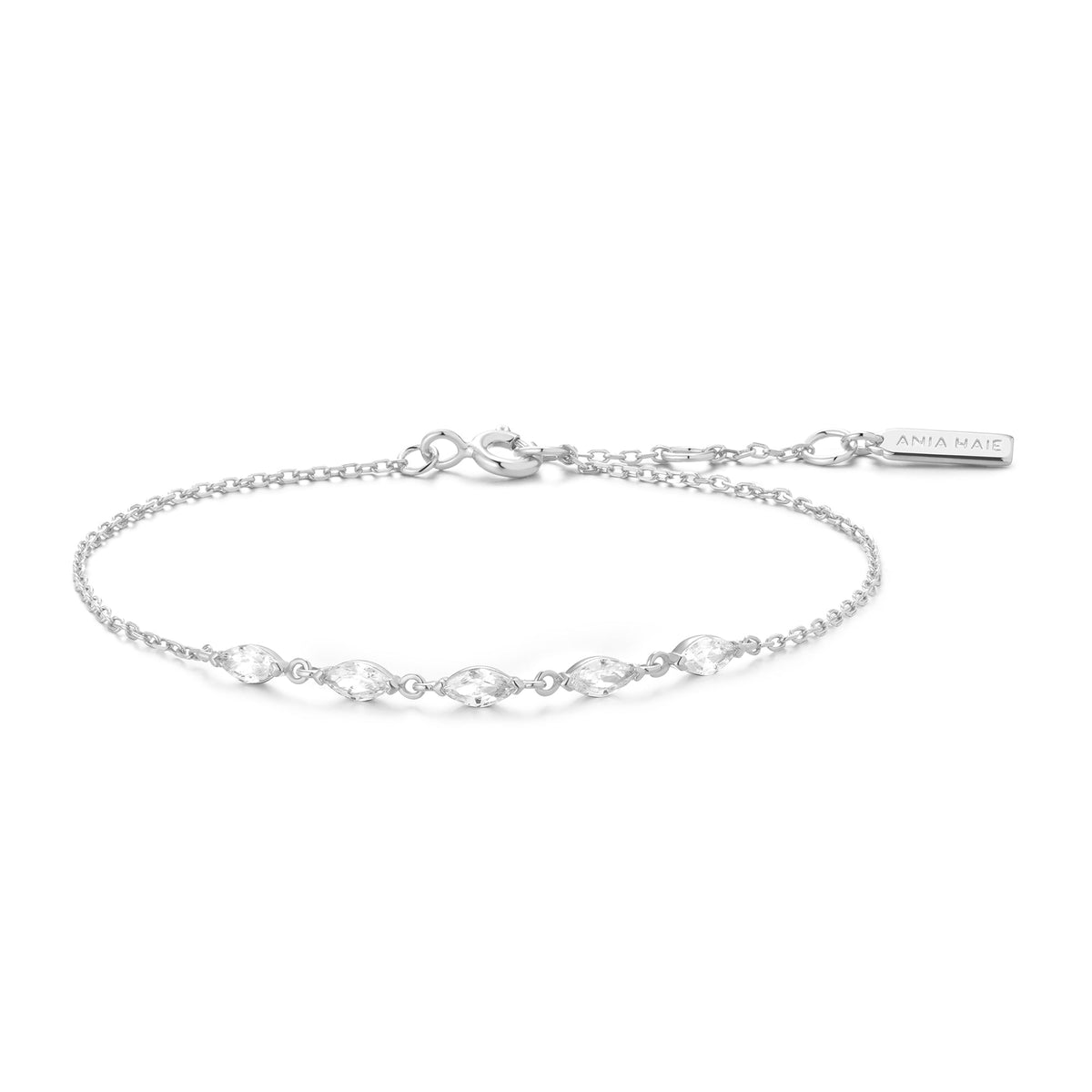 Ania Haie Silver Quintet Marquise Bracelet