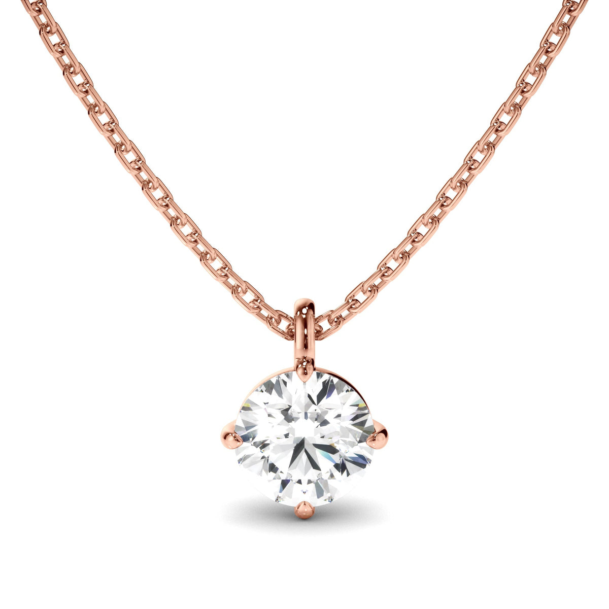 Round Brilliant Cut Diamond Pendant
