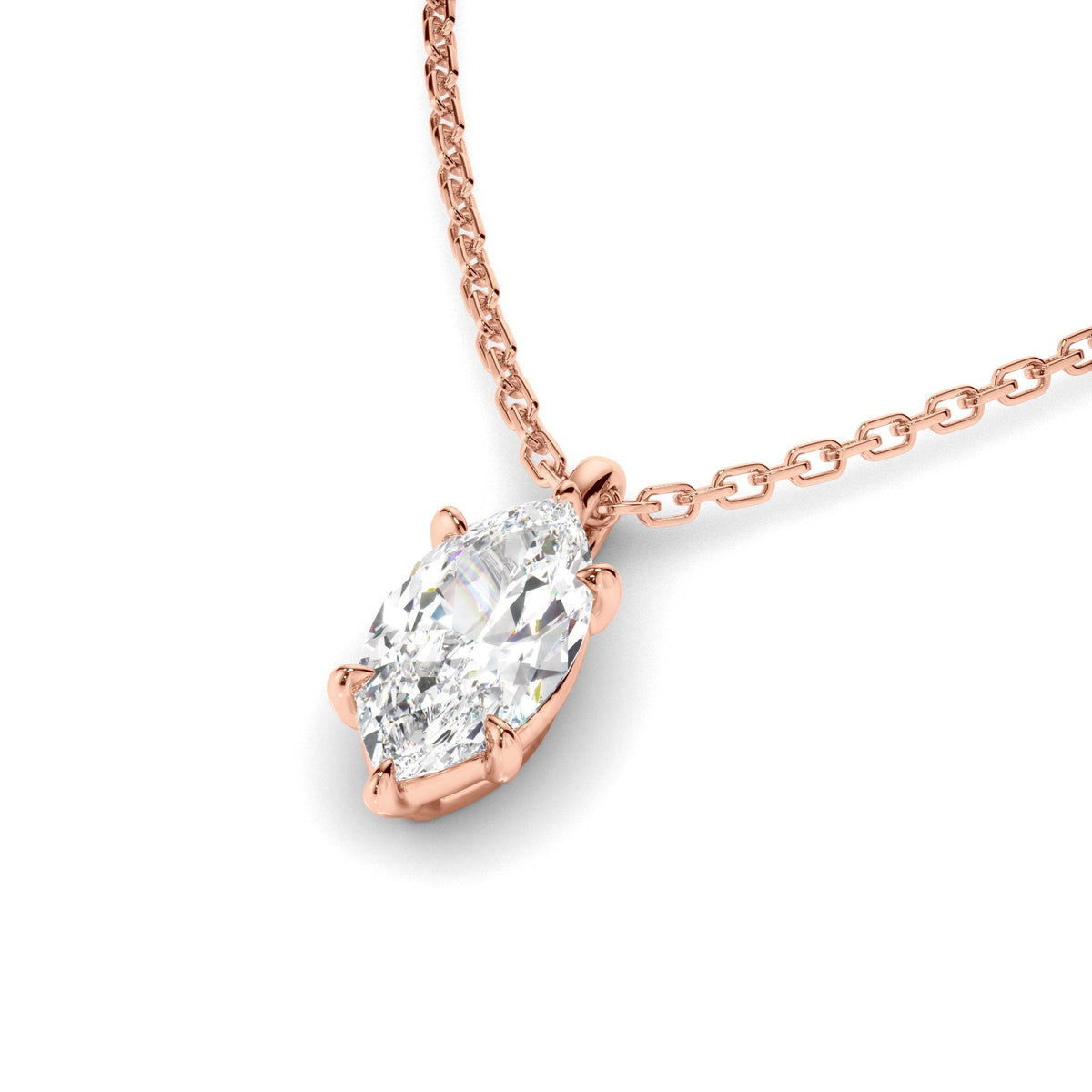 Marquise Cut Diamond Pendant