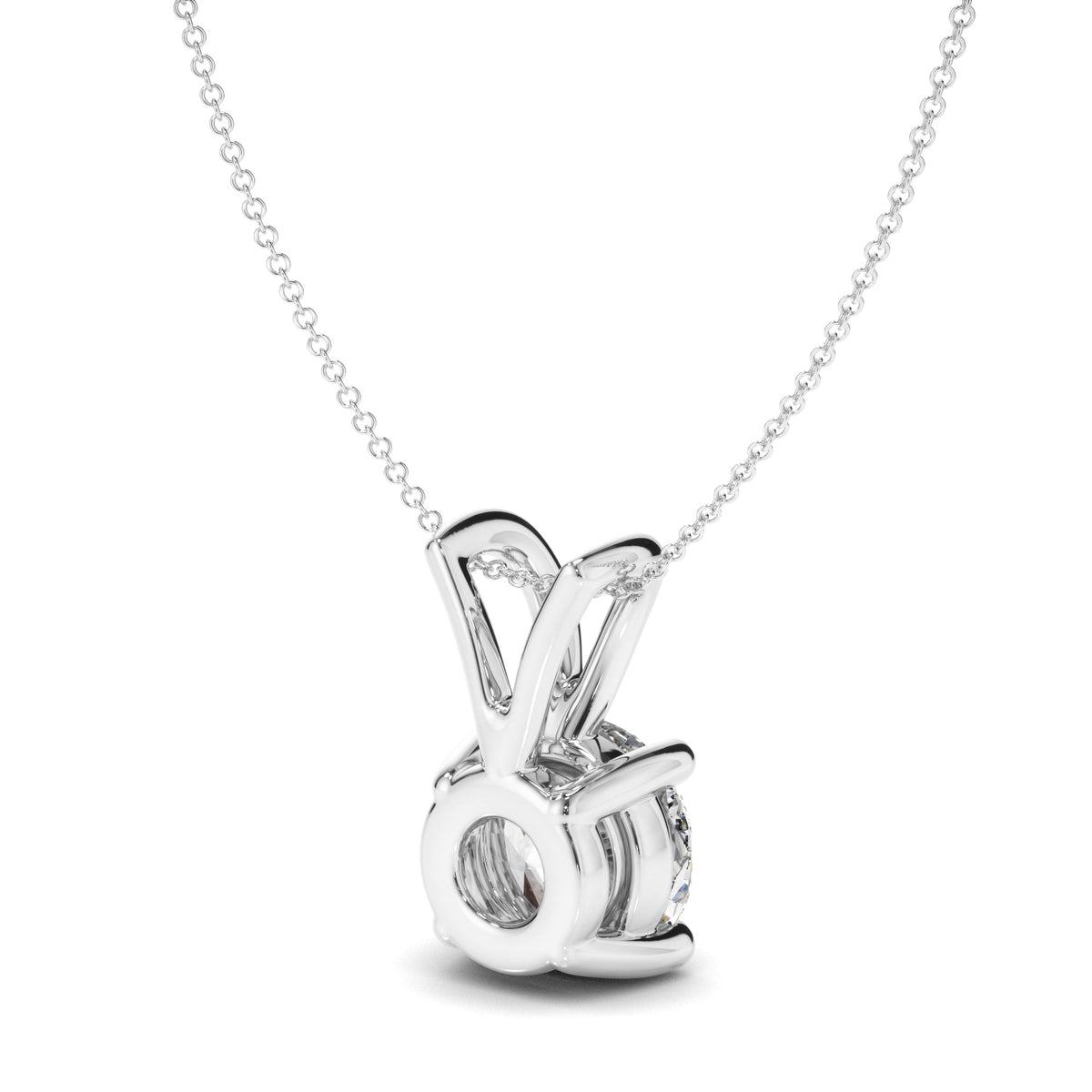 Round Brilliant Cut Diamond Pendant