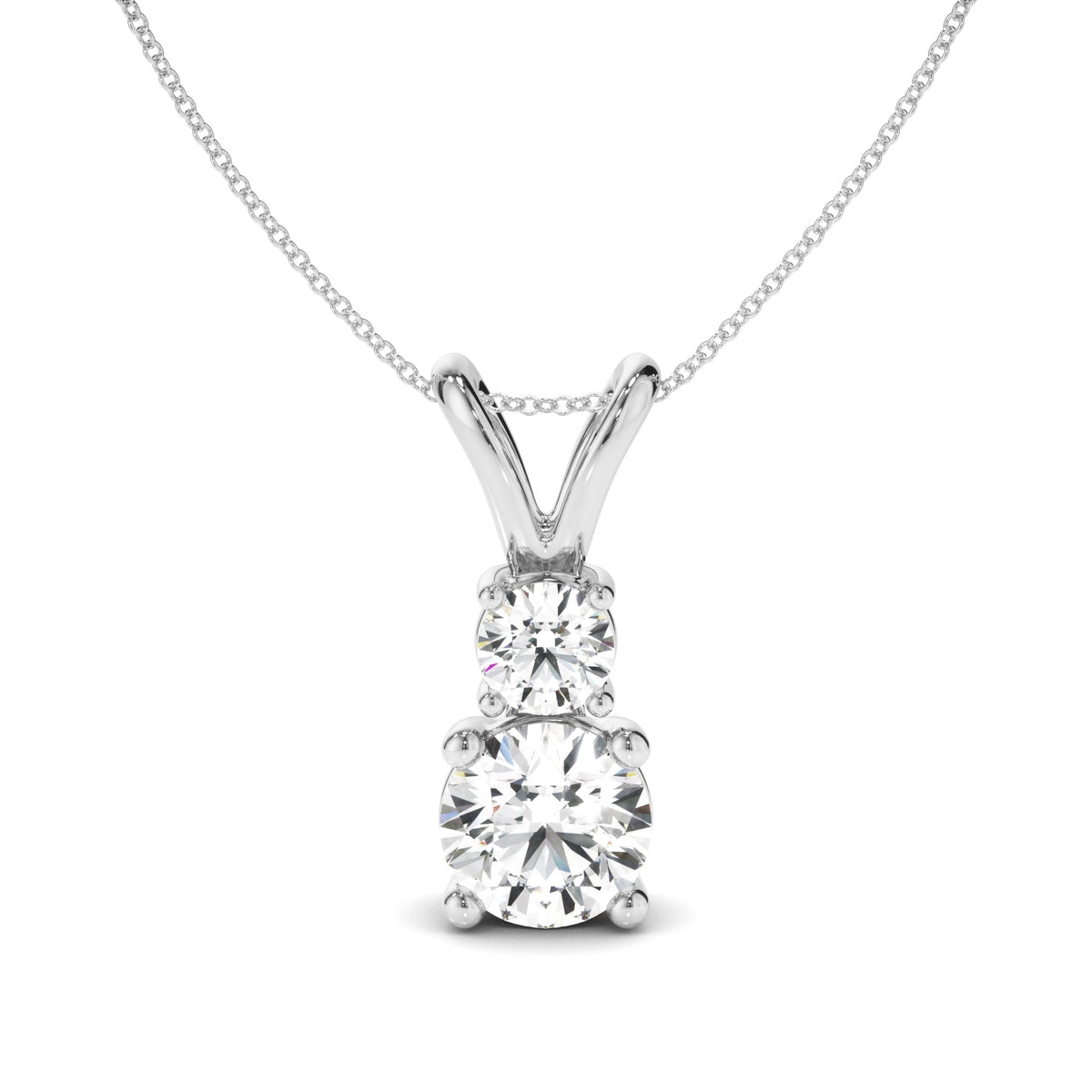 Round Brilliant Cut Diamond Pendant