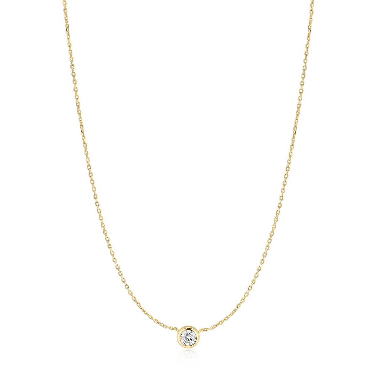 Ania Haie Gold Solitaire Necklace