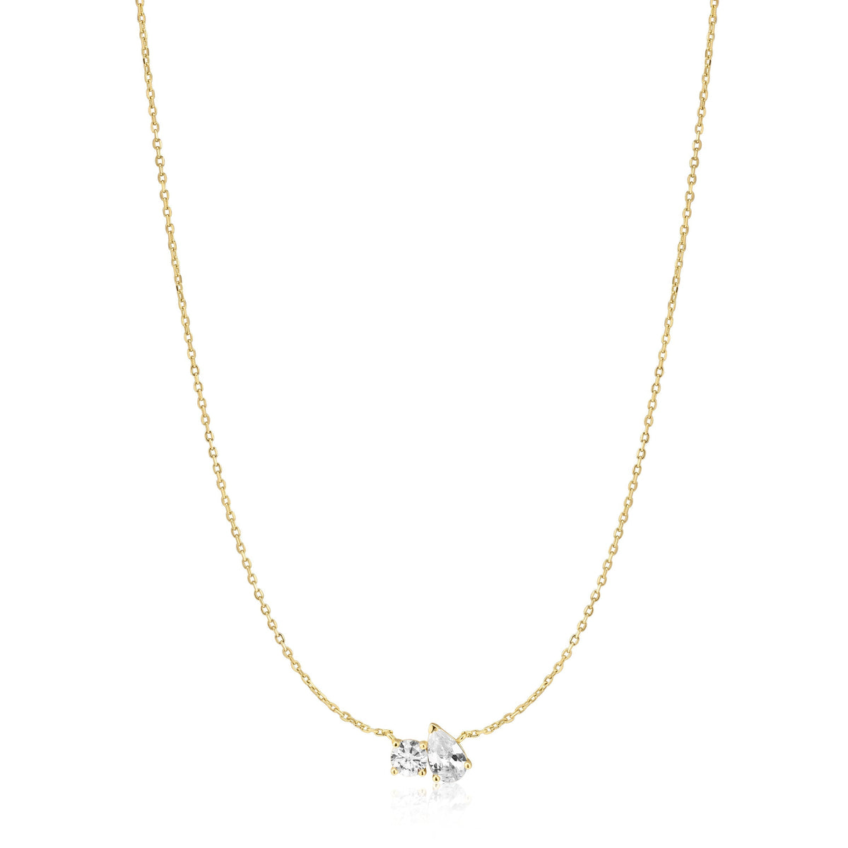 Ania Haie Gold Toi & Moi Necklace