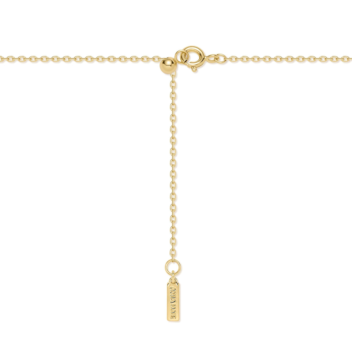 Ania Haie Gold Twisted Rope Lariat Necklace