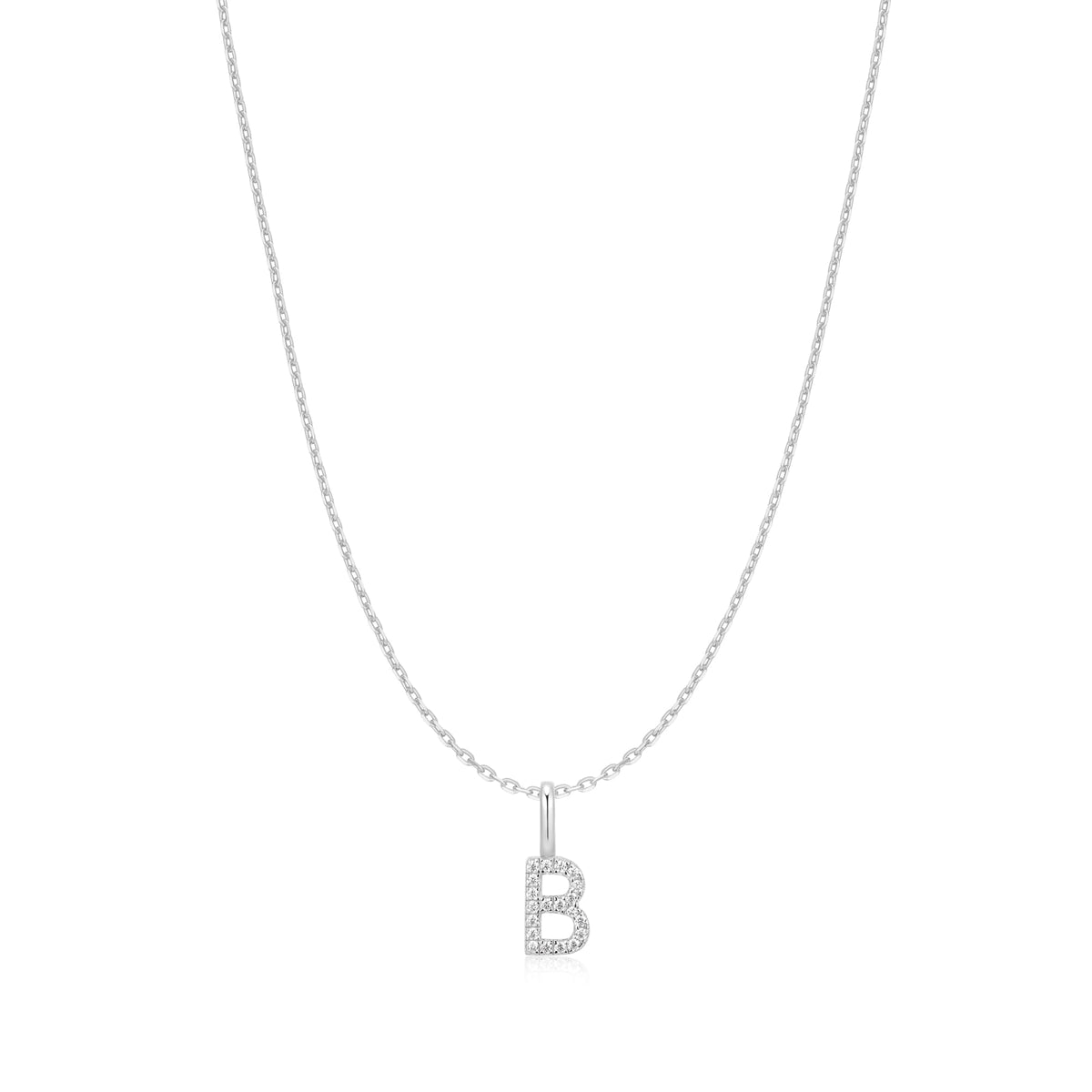 Ania Haie Silver Letter B Initial Necklace