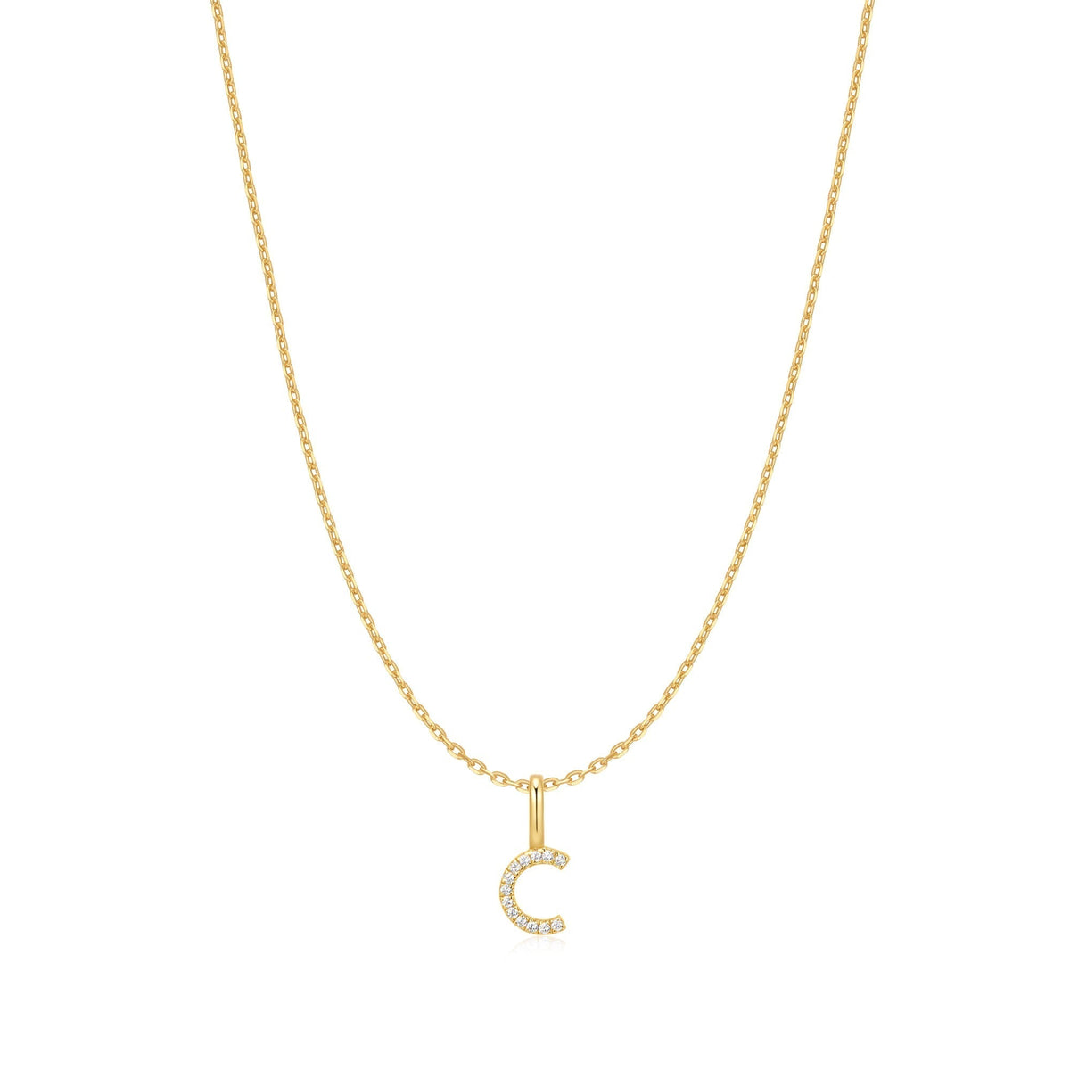Ania Haie Gold Letter C Initial Necklace
