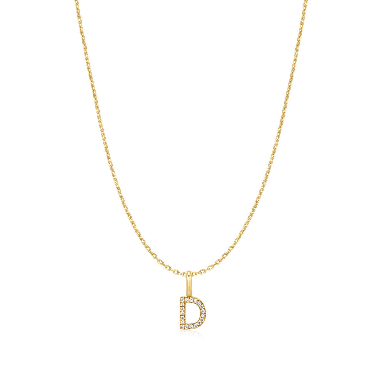 Ania Haie Gold Letter D Initial Necklace