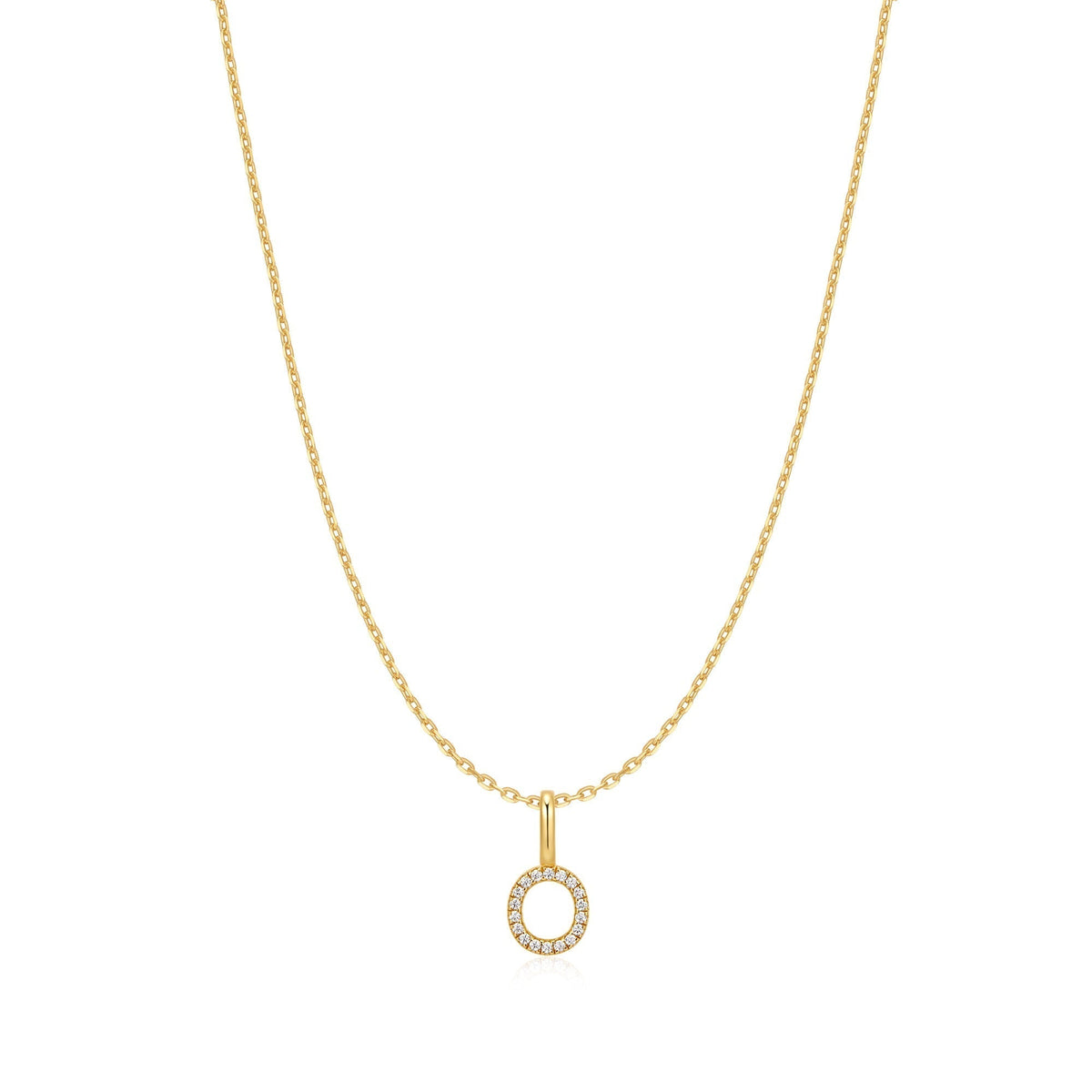 Ania Haie Gold Letter O Initial Necklace