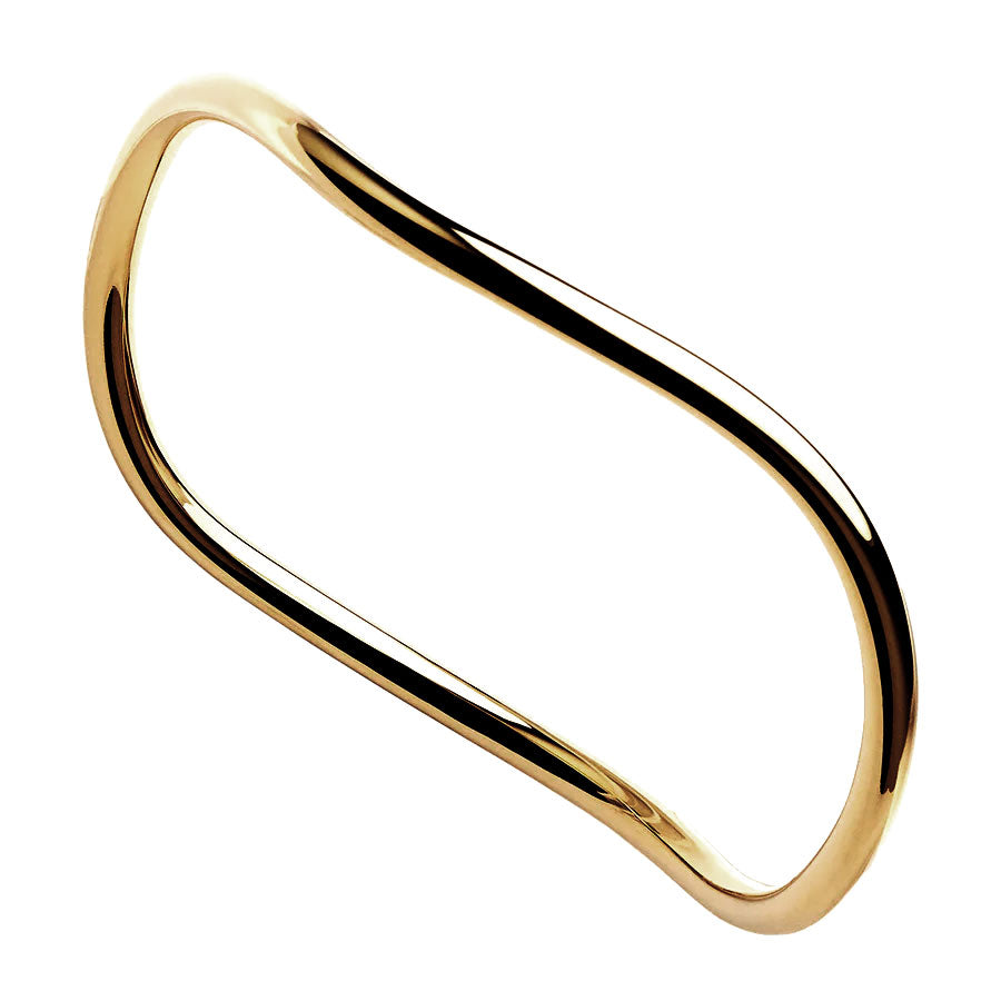 NAJO Island of Dreams Yellow Gold Bangle (65mm)